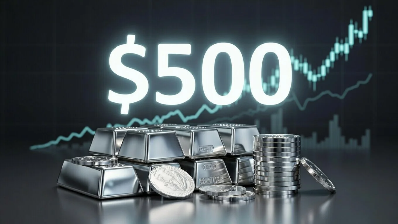 Silver price prediction futures: Could silver price surge to $500 in 2026?